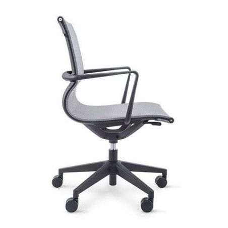 Silla escritorio giratoria gris de red