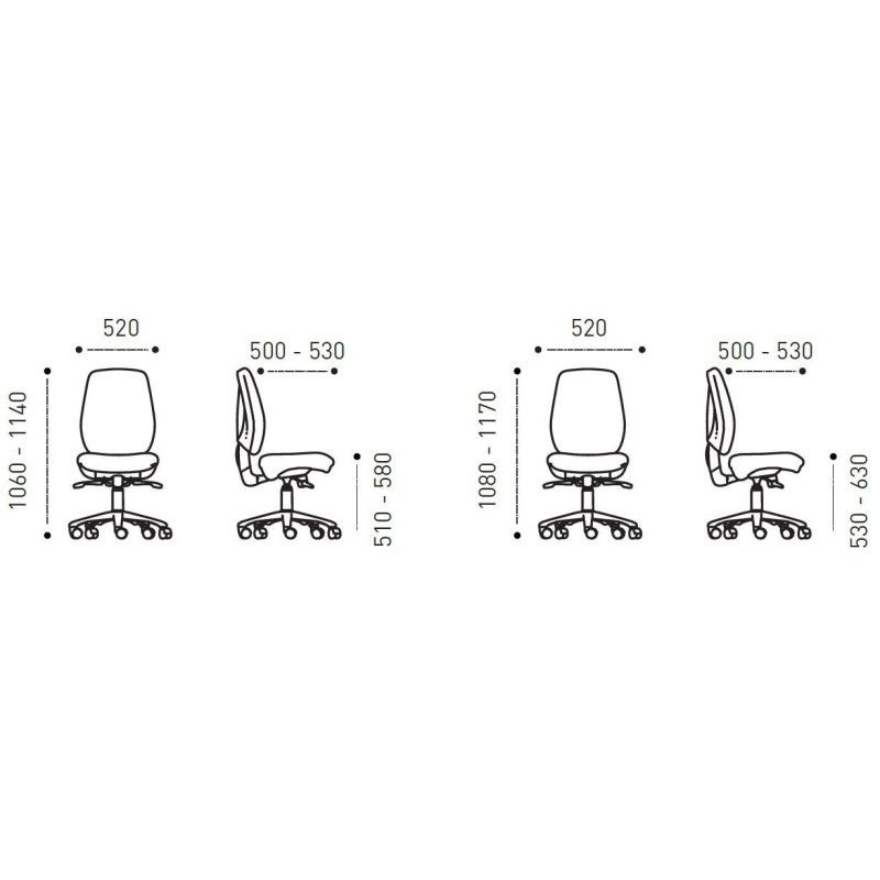 Comprar sillas de oficina de ruedas con malla de red en Madrid.