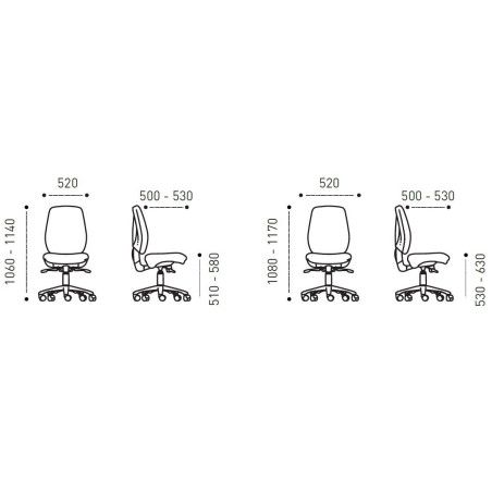 Comprar sillas de oficina de ruedas con malla de red en Madrid.