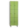 Casillero compacmel con 6 puertas fenólicas verdes