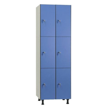 Taquilla compacmel con puerta fenólica para zonas con humedad