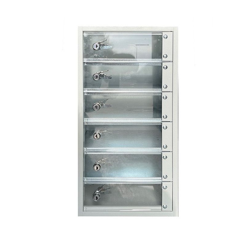 Comprar taquillas 6 puertas transparentes pequeñas objetos de valor