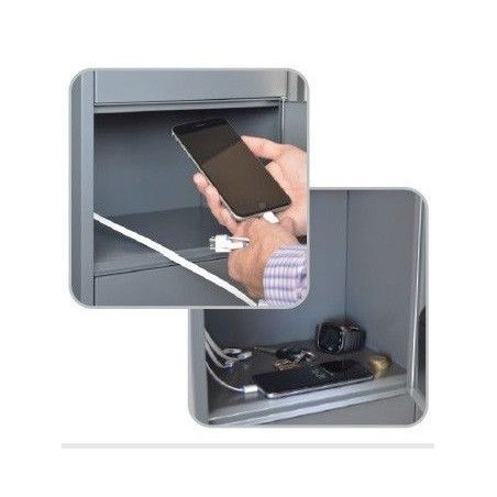 Comprar mueble carga móviles con puerta metacrilato