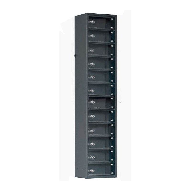 Taquilla carga móviles de 12 dispositivos puerta metacrilato