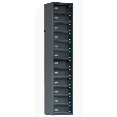 Taquilla carga móviles de 12 dispositivos puerta metacrilato
