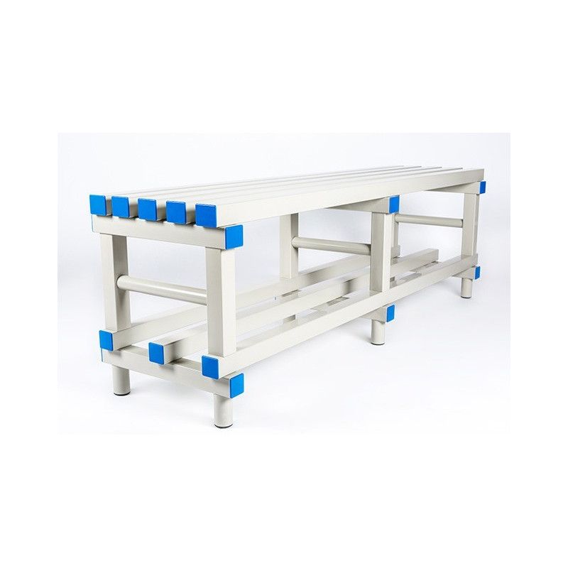 Comprar banco de PVC simple vestuarios, piscinas y exteriores
