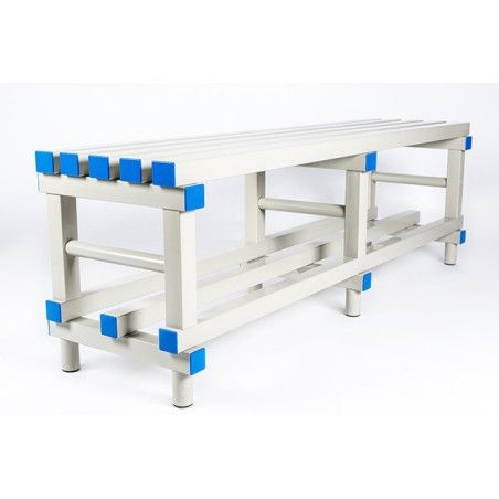 Comprar banco de PVC simple vestuarios, piscinas y exteriores