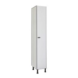 Taquilla compacto HPL azul 1 puerta completa con cerradura de rulinas 2