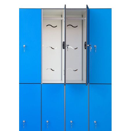 Comprar taquillas fenólicas de puerta doble para ambientes húmedos