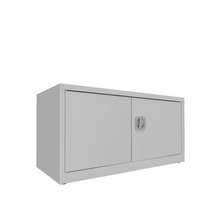 Altillo para armario metálico con puertas batientes en gris
