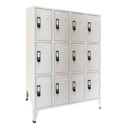 Taquillas metálica monobloque triple 12 usuarios en oferta