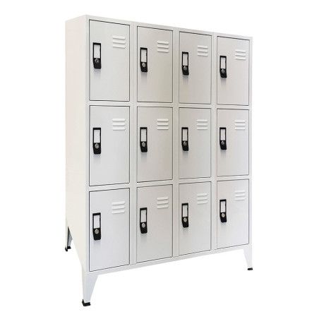 Taquillas metálica monobloque triple 12 usuarios en oferta