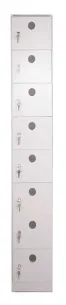 Casillero de plástico de 8 puertas 2