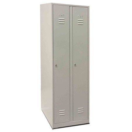 Ropero metálico de 2 puertas completas