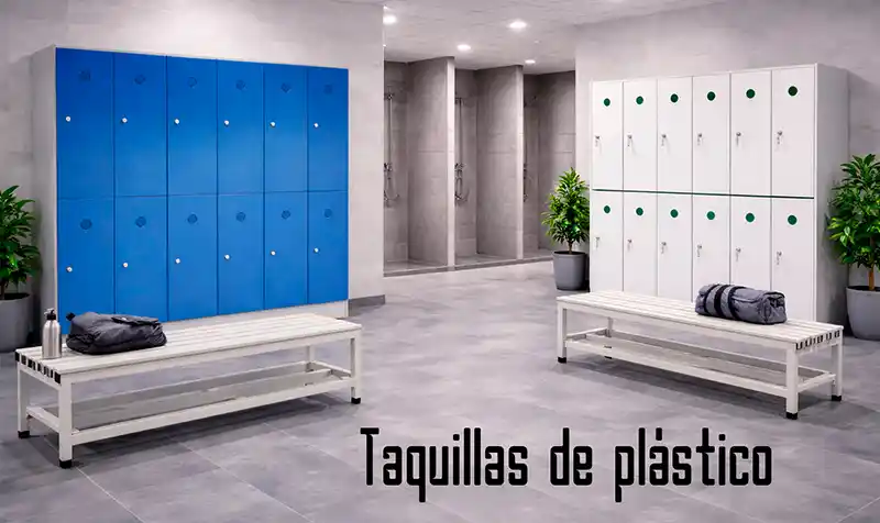 Taquillas de melamina o madera