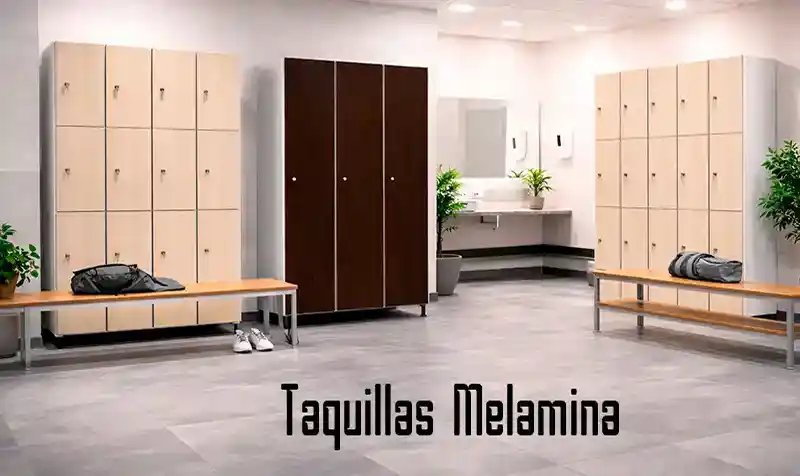 Taquillas de melamina o madera