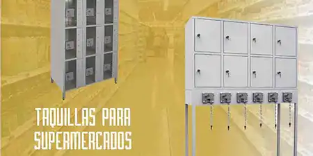 Taquillas para supermercados y consignas de tiendas